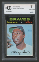 Hank Aaron 1971 Topps #400 (BCCG 7) at PristineAuction.com