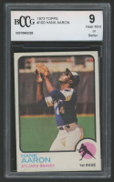 1973 Topps Hank Aaron #100 (BCCG 9) at PristineAuction.com