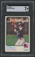 Hank Aaron 1973 Topps #100 (SGC 7) at PristineAuction.com