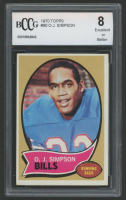 O.J. Simpson 1970 Topps #90 RC (BCCG 8) at PristineAuction.com
