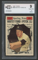 Whitey Ford 1961 Topps #586 AS (BCCG 9) at PristineAuction.com