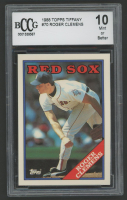 Roger Clemens 1988 Topps Tiffany #70 (BCCG 10) at PristineAuction.com