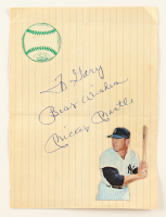 Mickey Mantle Signed 5.5x7.5 Cut Inscribed "Best Wishes" (Beckett) at PristineAuction.com