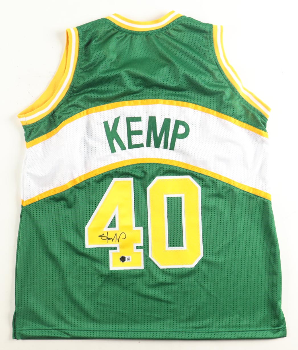 Shawn Kemp Signed Jersey (Beckett) at PristineAuction.com Shawn Kemp Signed Jersey (Beckett) at PristineAuction.com