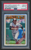 Gunnar Henderson 2023 Topps Chrome Update / 1988 Refractor #88CU8 (PSA 10) at PristineAuction.com