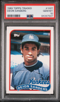 Deion Sanders 1989 Topps Traded #110T RC (PSA 10) at PristineAuction.com