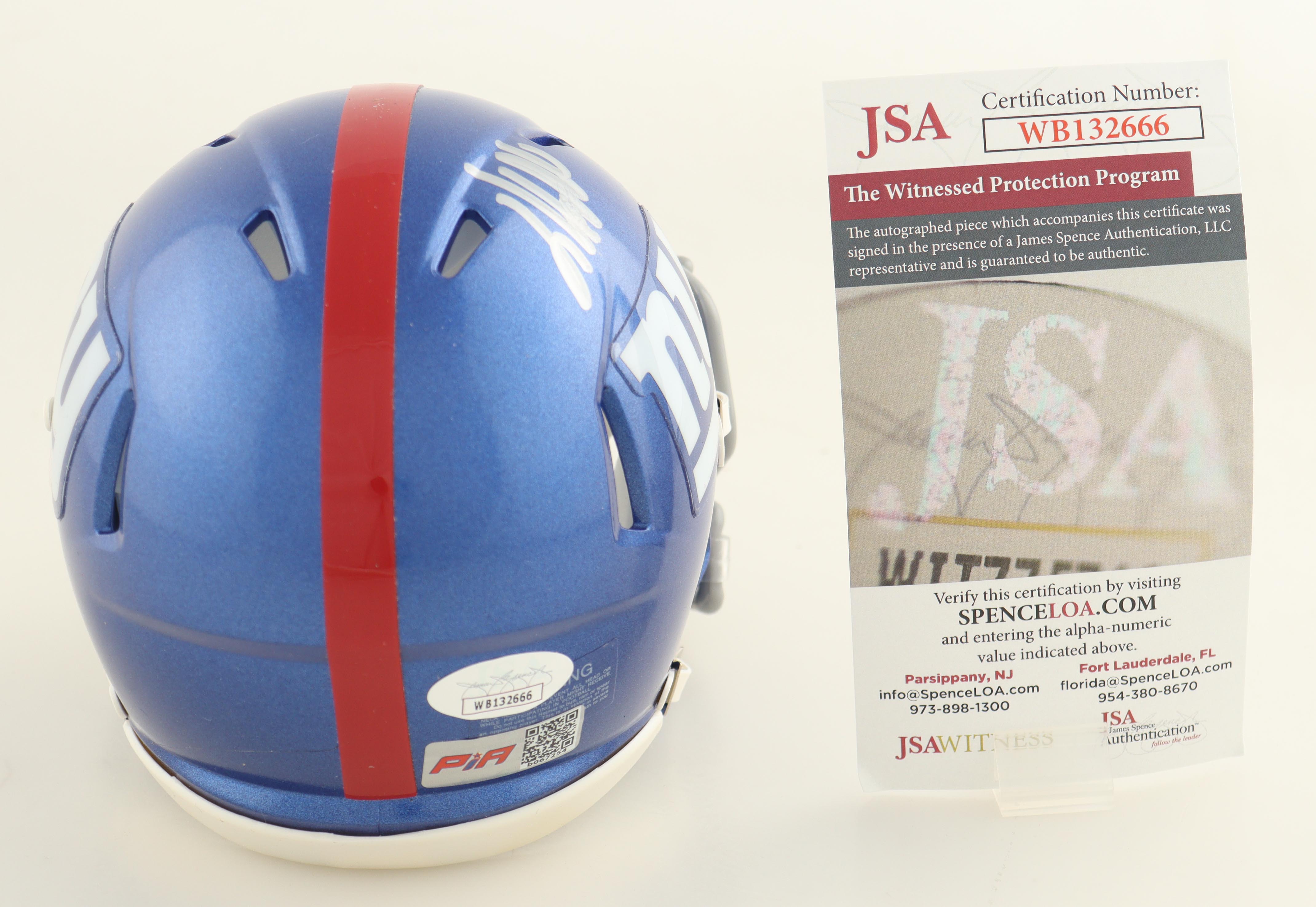 Jalin Hyatt Signed Giants Speed Mini Helmet (JSA) at PristineAuction.com Jalin Hyatt Signed Giants Speed Mini Helmet (JSA) at PristineAuction.com