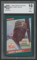 Barry Bonds 1986 Donruss Rookies #11 XRC (BCCG 10) at PristineAuction.com