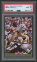 Deion Sanders 1992 Pro Line Profiles #453 (PSA 10) at PristineAuction.com
