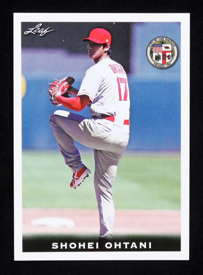 Shohei Ohtani 2018 Leaf National Convention Shohei Ohtani #Rookie04 RC at PristineAuction.com Shohei Ohtani 2018 Leaf National Convention Shohei Ohtani #Rookie04 RC at PristineAuction.com