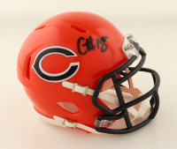 Caleb Williams Signed Bears Speed Mini Helmet (JSA) at PristineAuction.com