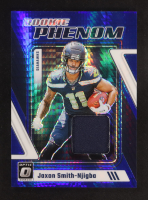 Jaxon Smith-Njigba 2023 Donruss Optic Rookie Phenoms Jerseys Blue Hyper #18 RC at PristineAuction.com