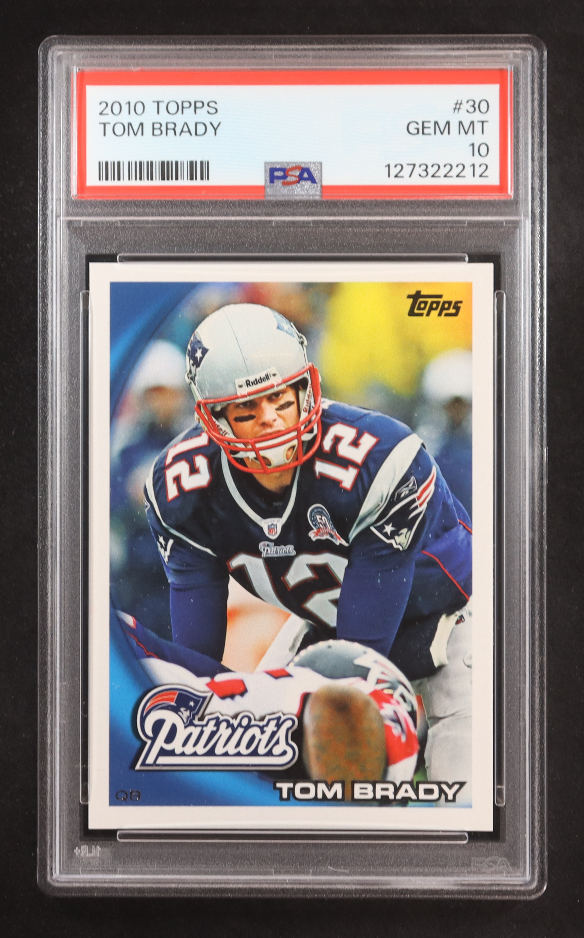 Tom Brady 2010 Topps #30 (PSA 10) at PristineAuction.com Tom Brady 2010 Topps #30 (PSA 10) at PristineAuction.com