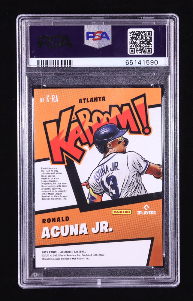Ronald Acuna Jr. 2022 Absolute Kaboom #4 (PSA 9) at PristineAuction.com Ronald Acuna Jr. 2022 Absolute Kaboom #4 (PSA 9) at PristineAuction.com