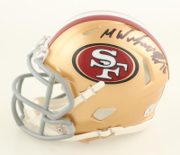 Mitch Wishnowsky Signed 49ers Speed Mini Helmet (Beckett) at PristineAuction.com