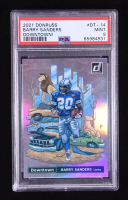 Barry Sanders 2021 Donruss Downtown! #14 (PSA 9) at PristineAuction.com