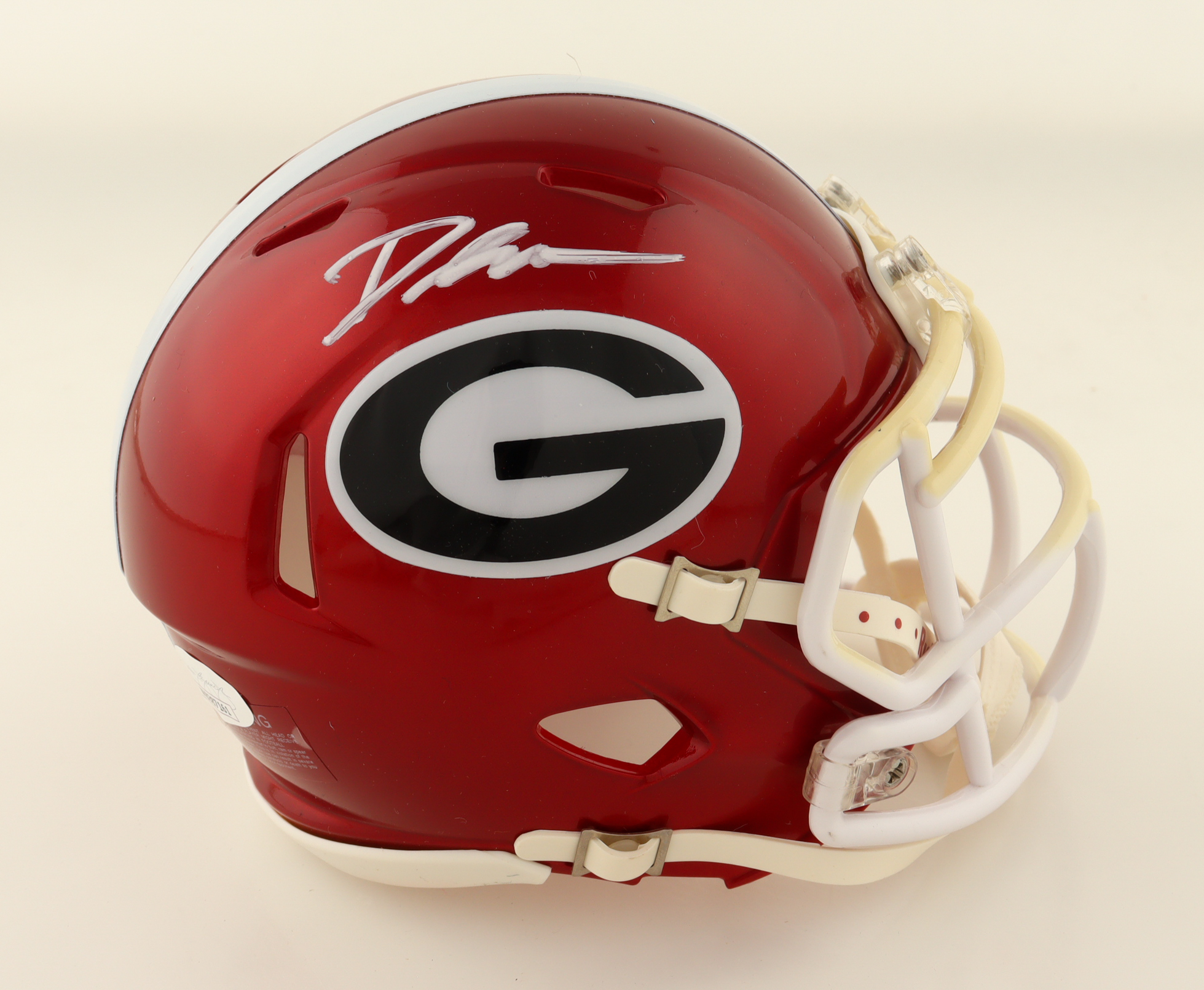 D'Andre Swift Signed Georgia Bulldogs Flash Alternate Speed Mini Helmet (JSA) at PristineAuction.com D'Andre Swift Signed Georgia Bulldogs Flash Alternate Speed Mini Helmet (JSA) at PristineAuction.com