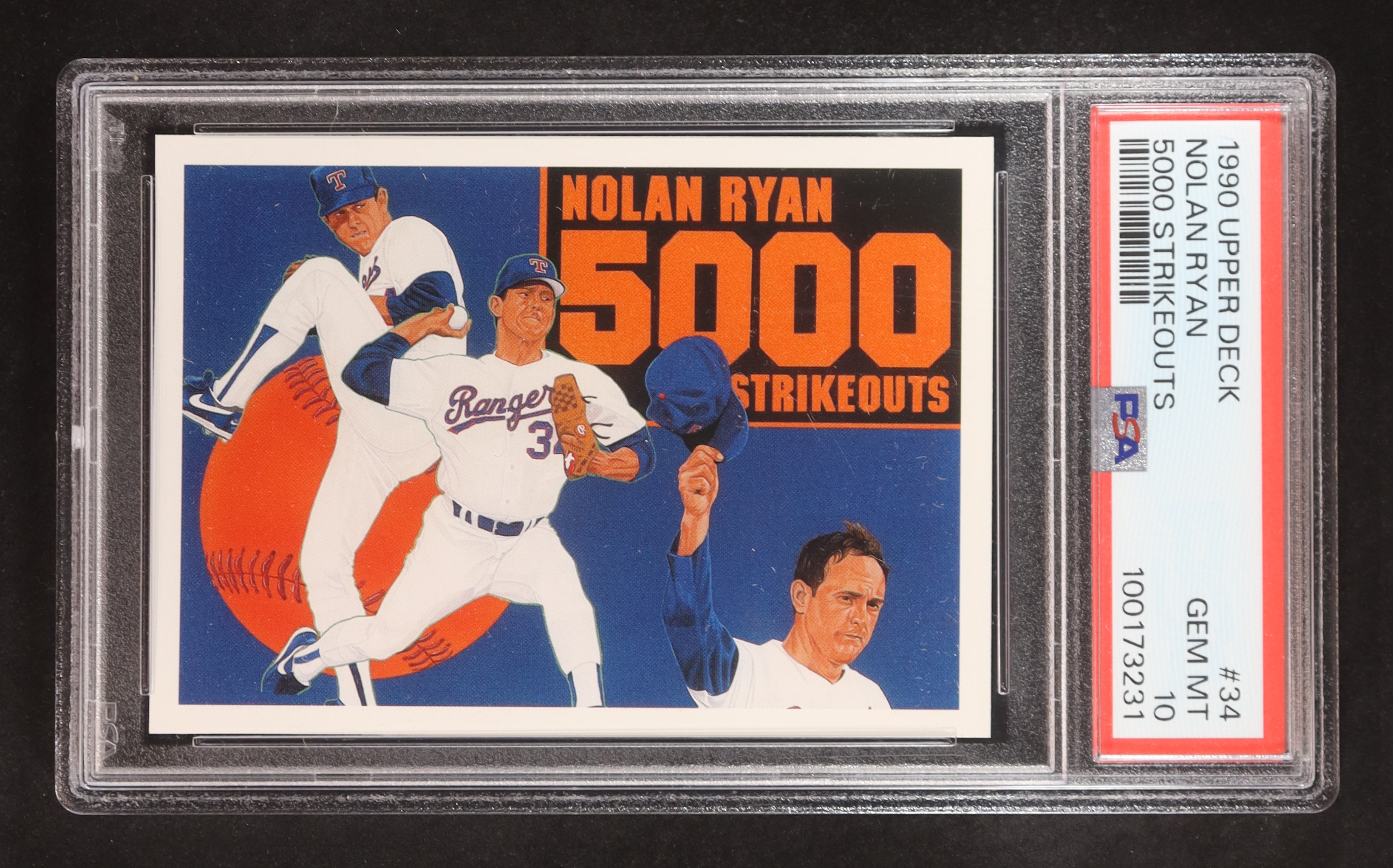 Nolan Ryan 1990 Upper Deck #34 Special (PSA 10) at PristineAuction.com Nolan Ryan 1990 Upper Deck #34 Special (PSA 10) at PristineAuction.com