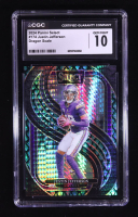 Justin Jefferson 2024 Select Prizm Dragon Scale #174 #36/81 (CGC 10) at PristineAuction.com