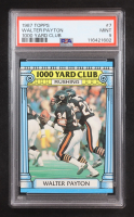 Walter Payton 1987 Topps 1000 Yard Club #7 (PSA 9) at PristineAuction.com