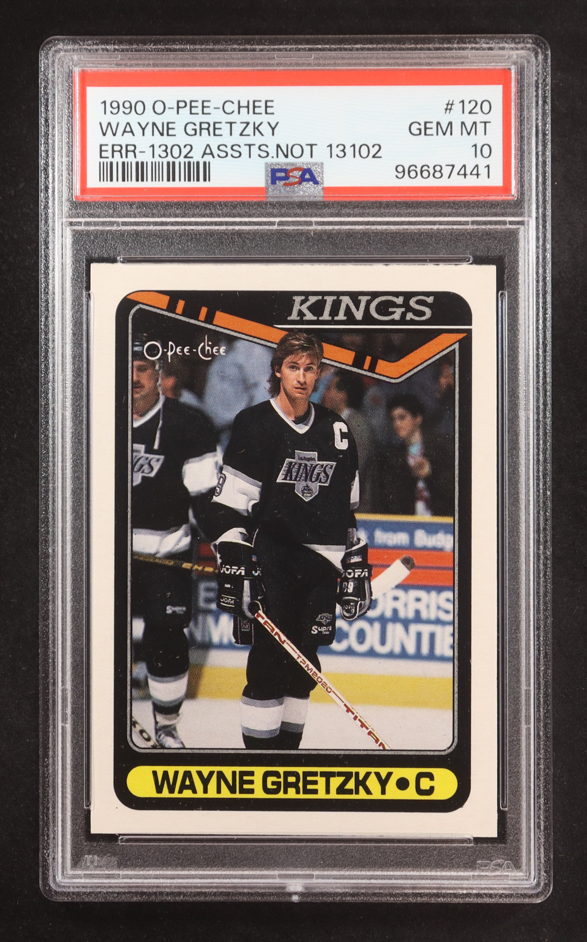 Wayne Gretzky 1990-91 O-Pee-Chee #120 (PSA 10) at PristineAuction.com Wayne Gretzky 1990-91 O-Pee-Chee #120 (PSA 10) at PristineAuction.com