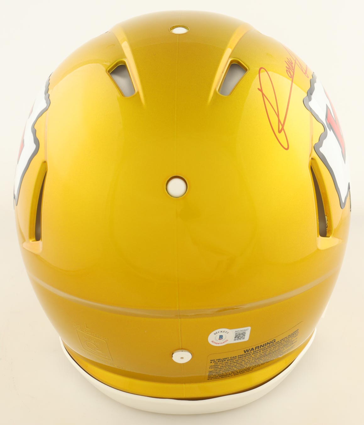 Rashee Rice Signed Chiefs Full-Size Authentic On-Field Flash Alternate Speed Helmet (Beckett) at PristineAuction.com Rashee Rice Signed Chiefs Full-Size Authentic On-Field Flash Alternate Speed Helmet (Beckett) at PristineAuction.com