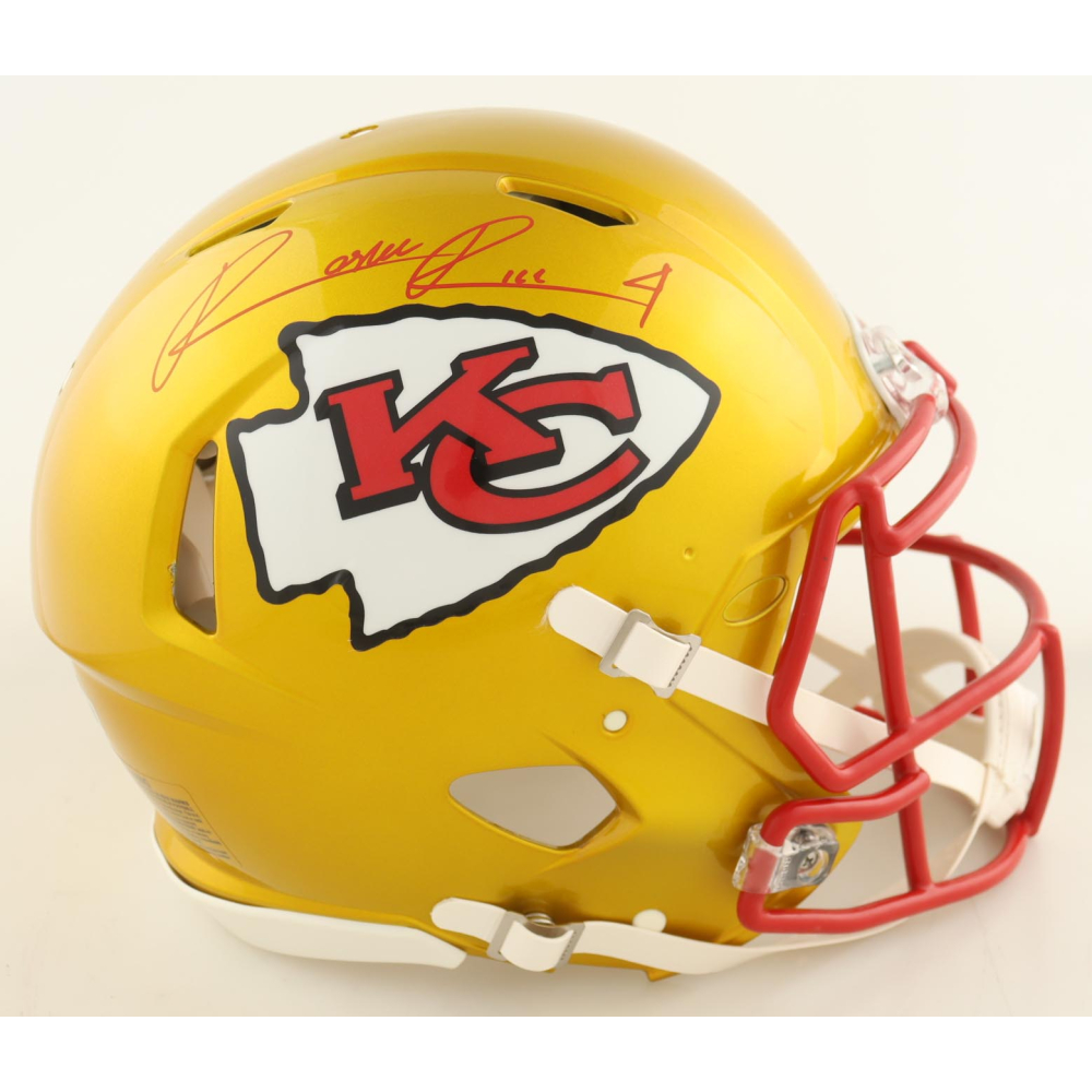 Rashee Rice Signed Chiefs Full-Size Authentic On-Field Flash Alternate Speed Helmet (Beckett) at PristineAuction.com