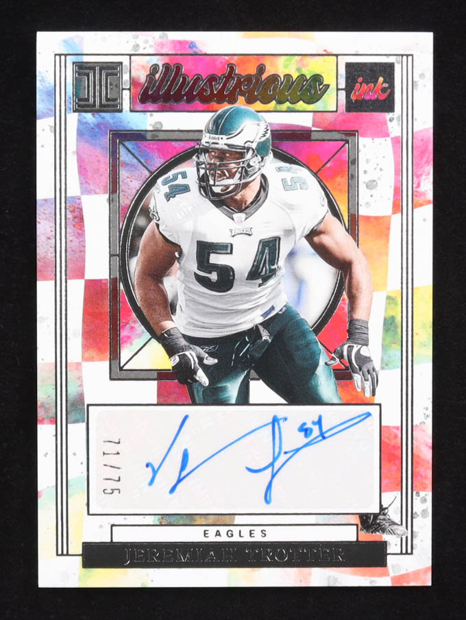 Jeremiah Trotter 2025 Panini Impeccable Illustrious Ink #19 #71/75 at PristineAuction.com Jeremiah Trotter 2025 Panini Impeccable Illustrious Ink #19 #71/75 at PristineAuction.com