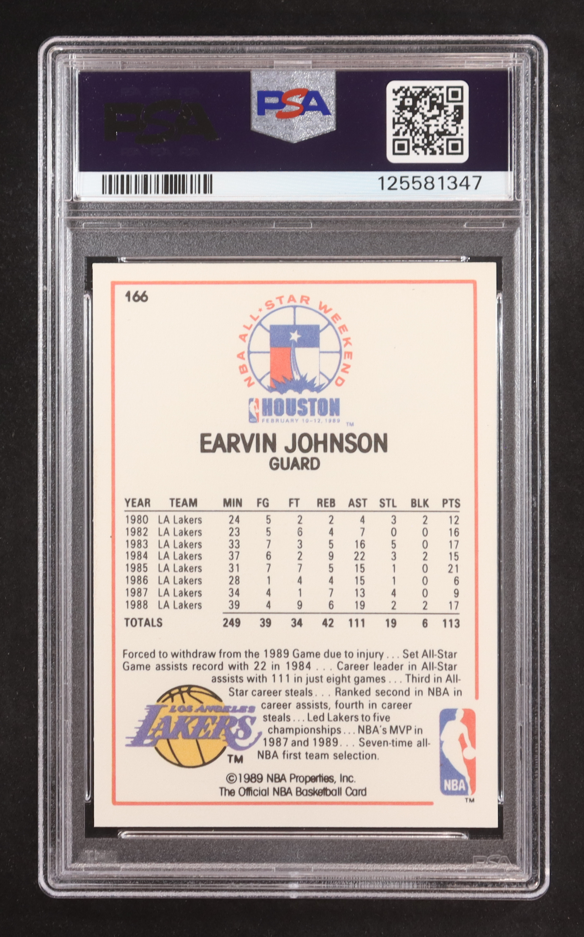Magic Johnson 1989-90 Hoops #166 AS (PSA 10) at PristineAuction.com Magic Johnson 1989-90 Hoops #166 AS (PSA 10) at PristineAuction.com
