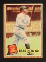 Babe Ruth 1962 Topps #139 Special 5 / Babe Hits 60 at PristineAuction.com