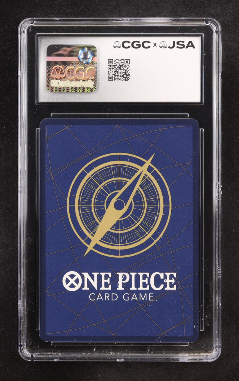 Jacob Romero 2023 Usopp One Piece Card Game 500 Paramount War C #OP02-028 (CGC 8.5 | Autograph Graded CGC 10) at PristineAuction.com Jacob Romero 2023 Usopp One Piece Card Game 500 Paramount War C #OP02-028 (CGC 8.5 | Autograph Graded CGC 10) at PristineAuction.com