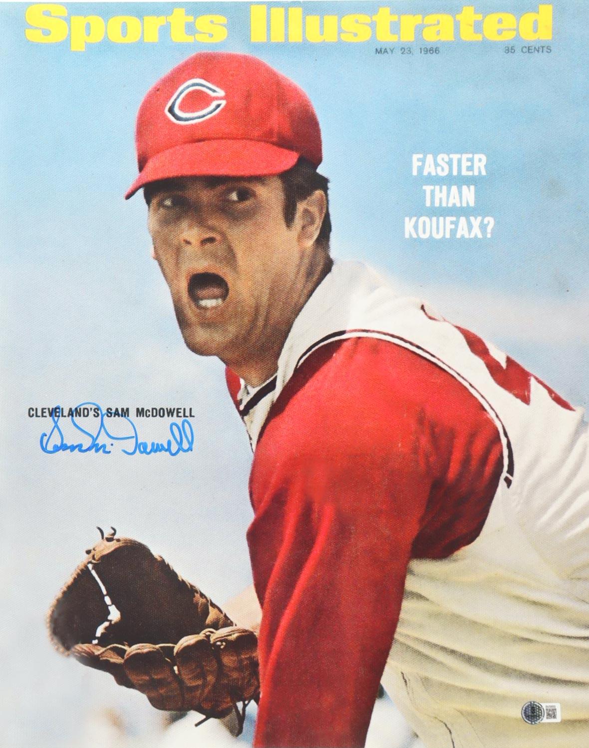 Sam McDowell Signed Indians 16x20 Photo (Beckett) at PristineAuction.com Sam McDowell Signed Indians 16x20 Photo (Beckett) at PristineAuction.com