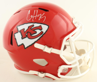 Clyde Edwards-Helaire Signed Chiefs Full-Size Speed Helmet (Beckett) at PristineAuction.com
