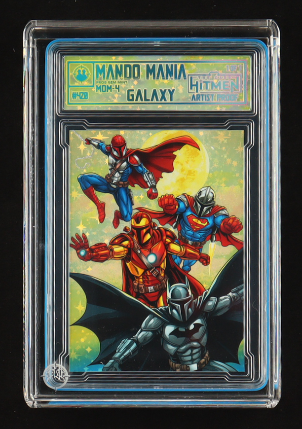 Mando Mania 2025 “Case Hitman” Custom Art Card Artist Proof #420 #1/1 at PristineAuction.com Mando Mania 2025 “Case Hitman” Custom Art Card Artist Proof #420 #1/1 at PristineAuction.com