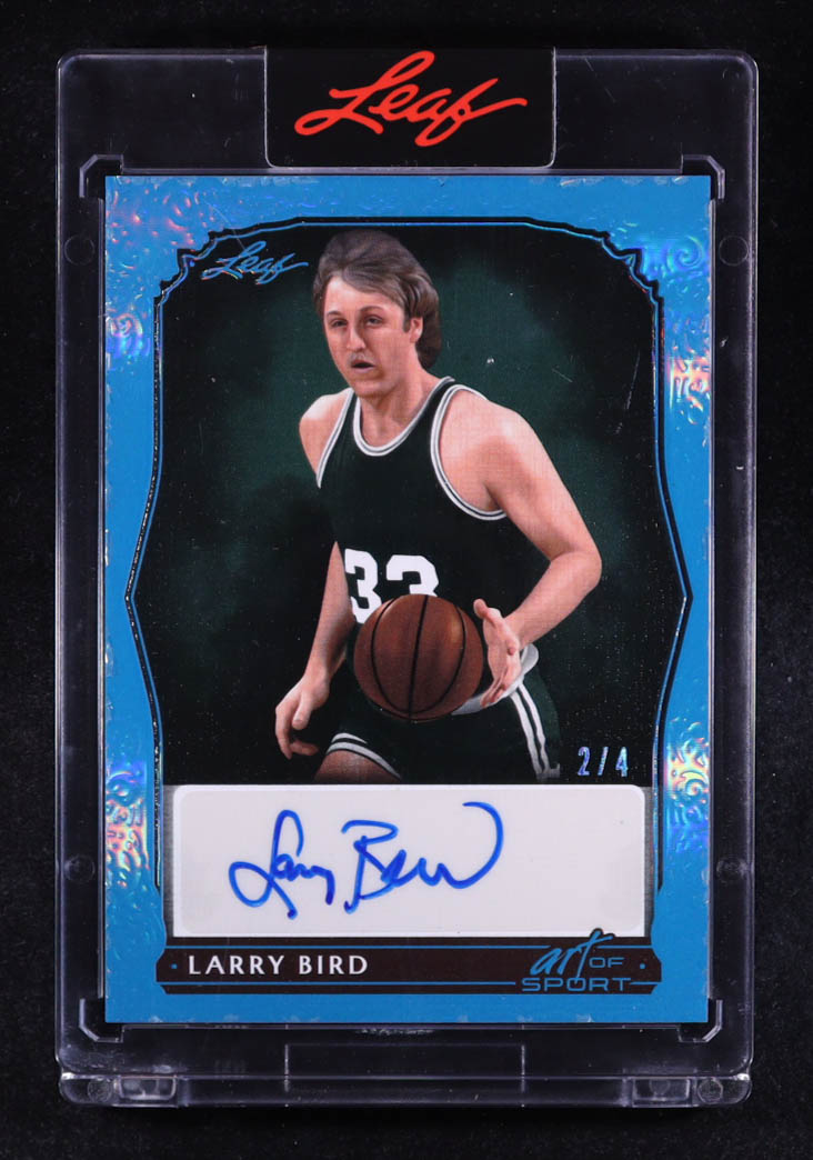 Larry Bird 2023 Leaf Art of Sport Autographs Platinum Spectrum Holofoil #BALB2 #2/4 at PristineAuction.com Larry Bird 2023 Leaf Art of Sport Autographs Platinum Spectrum Holofoil #BALB2 #2/4 at PristineAuction.com