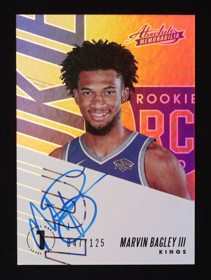 Marvin Bagley III 2018-19 Absolute Memorabilia Rookie Autographs #2 RC #47/125 at PristineAuction.com Marvin Bagley III 2018-19 Absolute Memorabilia Rookie Autographs #2 RC #47/125 at PristineAuction.com
