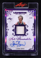 Larry Bird 2024 Leaf Ultimate Sports Auto Memorabilia Spectrum Purple #AMLB1 #3/8 at PristineAuction.com
