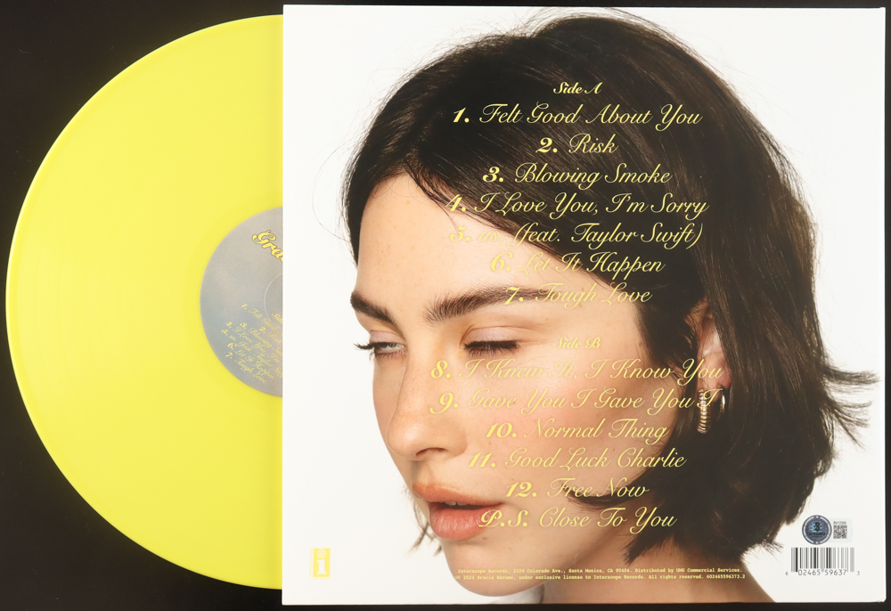 Gracie Abrams Signed "The Secret of Us" Vinyl Record Album (Beckett) at PristineAuction.com Gracie Abrams Signed "The Secret of Us" Vinyl Record Album (Beckett) at PristineAuction.com