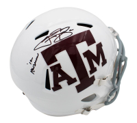Johnny Manziel Signed Texas A&M Aggies Full-Size Speed Helmet Inscribed "12 Heisman" (Beckett) at PristineAuction.com