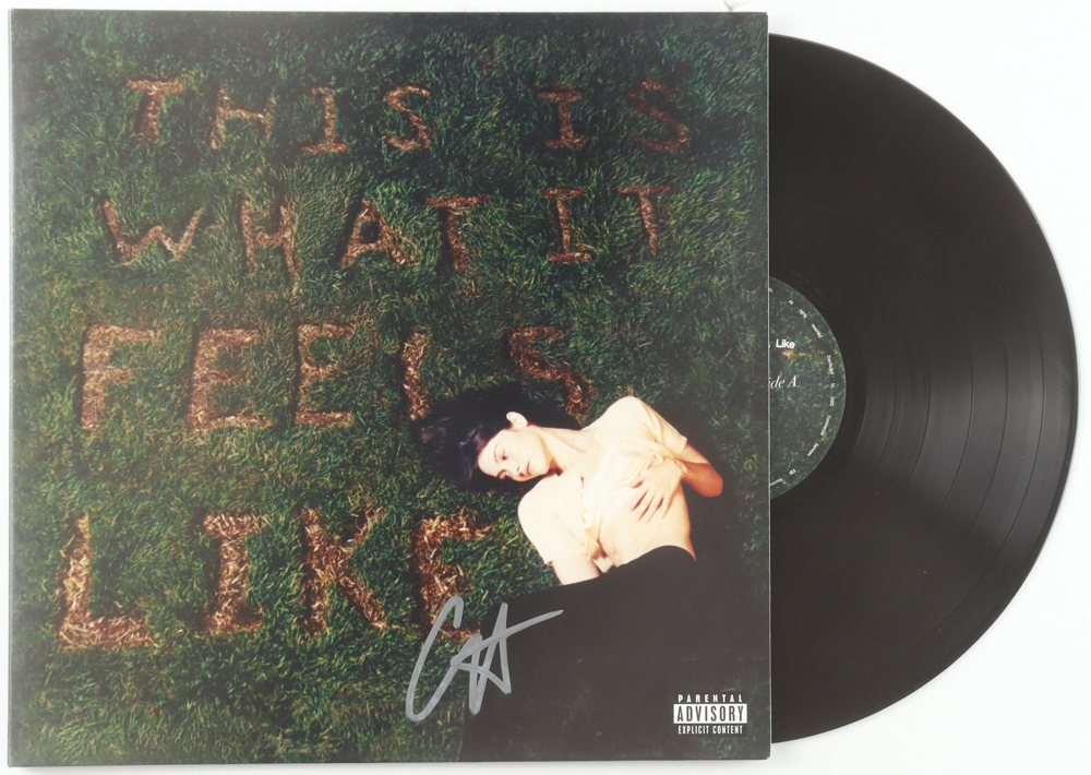 Gracie Abrams Signed "This Is What It Feels Like" Vinyl Record Album (Beckett) at PristineAuction.com Gracie Abrams Signed "This Is What It Feels Like" Vinyl Record Album (Beckett) at PristineAuction.com