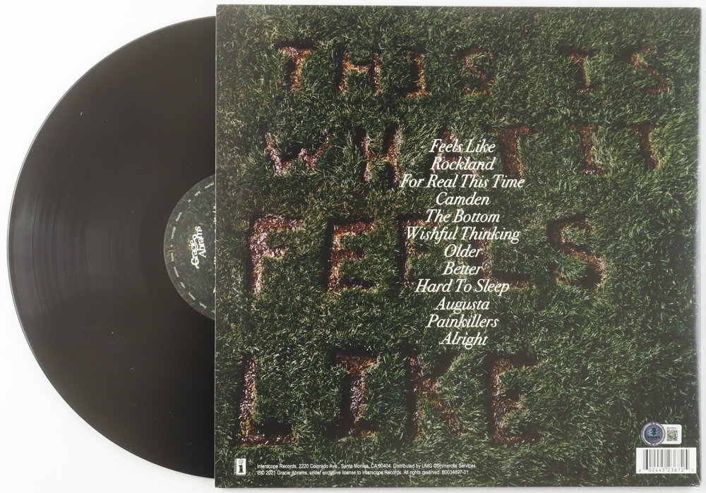 Gracie Abrams Signed "This Is What It Feels Like" Vinyl Record Album (Beckett) at PristineAuction.com Gracie Abrams Signed "This Is What It Feels Like" Vinyl Record Album (Beckett) at PristineAuction.com