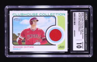 Shohei Ohtani 2022 Topps Heritage Clubhouse Collection Relics #CCRSO HN (CGC 10) at PristineAuction.com