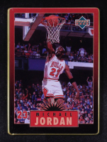 Michael Jordan 1996 Upper Deck Jordan Metal Red Black #3 at PristineAuction.com