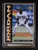 Michael Jordan 1995 Upper Deck Michael Jordan Tribute Set Metal #JT4 RC at PristineAuction.com