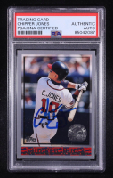 Chipper Jones Signed 1998 Topps Opening Day #132 (PSA) at PristineAuction.com
