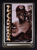 Michael Jordan 1995 Upper Deck Michael Jordan Tribute Set Metal #JT1 RC at PristineAuction.com