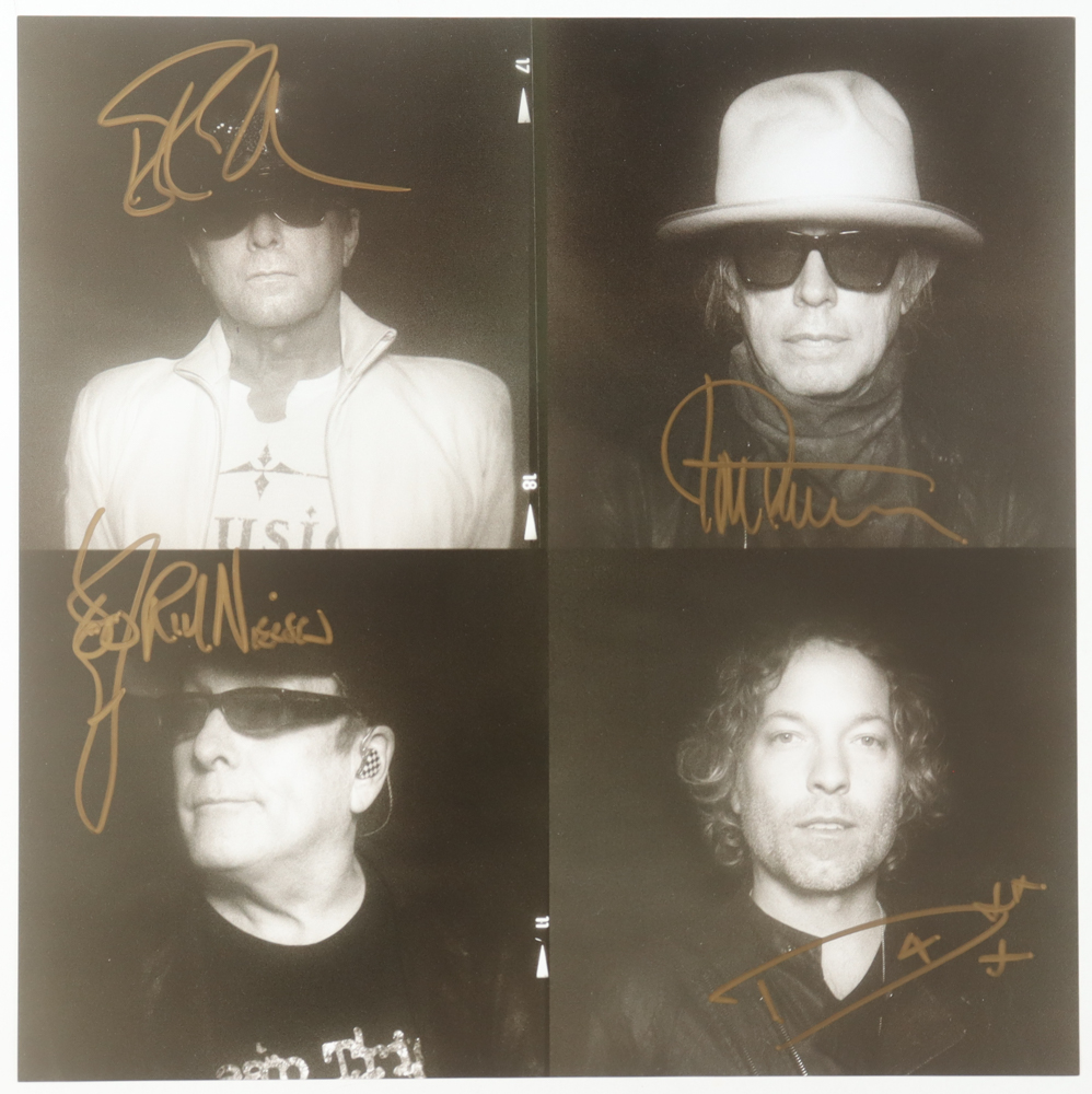 Cheap Trick Band-Signed 12x12 Album Insert with Factory Sealed "In Another World" Record Album (JSA) at PristineAuction.com Cheap Trick Band-Signed 12x12 Album Insert with Factory Sealed "In Another World" Record Album (JSA) at PristineAuction.com