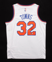 Karl-Anthony Towns Signed Knicks Nike Authentic Jersey (Beckett) at PristineAuction.com