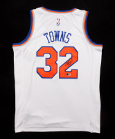 Karl-Anthony Towns Signed Knicks Nike Authentic Jersey (Beckett) at PristineAuction.com