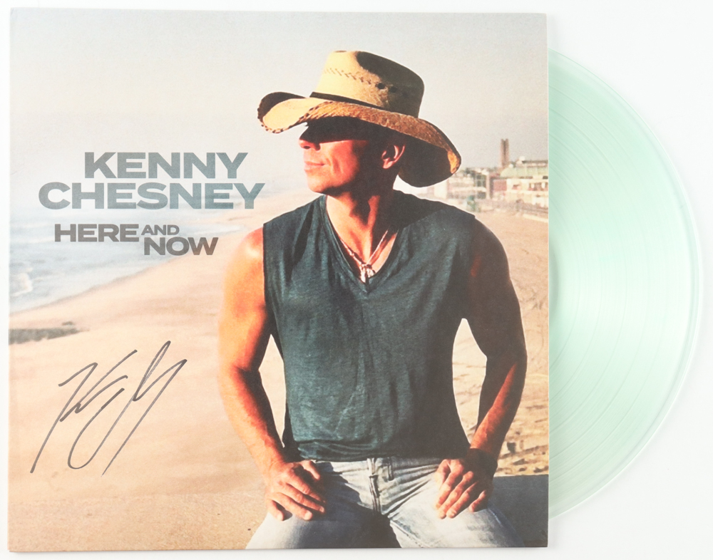 Kenny Chesney Signed "Here and Now" Vinyl Record Album (JSA) at PristineAuction.com Kenny Chesney Signed "Here and Now" Vinyl Record Album (JSA) at PristineAuction.com